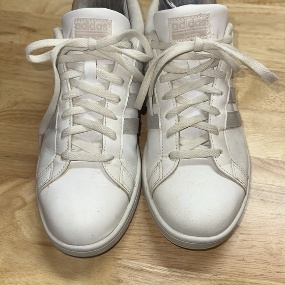 Adidas CF‎ Advantage Cloud foam Ladies  Sneakers 9.5 white grey - Picture 3 of 8